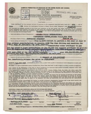 Lot #671 Jefferson Starship: Paul Kantner Document Signed - Image 1