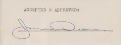Lot #726 James Dean Signature - Image 2