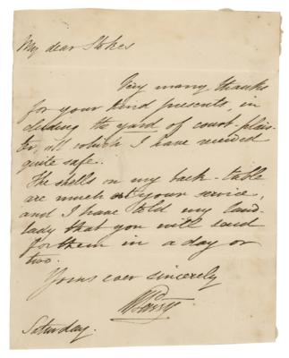 Lot #270 William Edward Parry Autograph Letter Signed