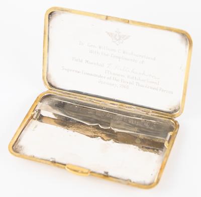 Lot #321 William Westmoreland's Cigarette Case Presented to Him By Thanom Kittikachorn - Image 4
