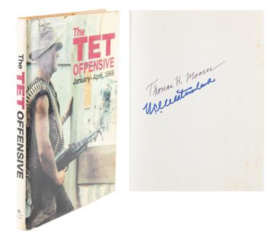 Lot #322 William Westmoreland Signed Book and Typed Letter Signed