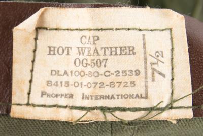 Lot #323 William Westmoreland's Signed U.S. Army Field Cap - Image 4