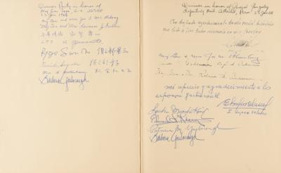 Lot #368 William P. Yarborough Multi-Signed Guest Book of (150+) Vietnam-Era Foreign Dignitaries - Image 2