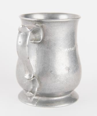 Lot #313 George S. Patton German-Made Pewter Mug Presented as a Gift - Image 3