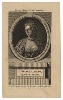 Lot #188 Caroline Matilda of Great Britain Signature - Image 2