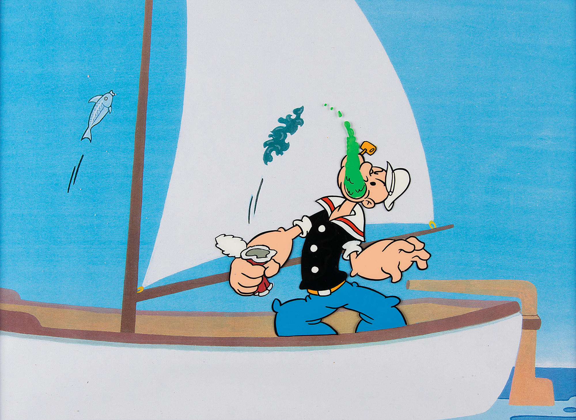 Popeye production cel from a Popeye cartoon | View Realized Prices | RR  Auction