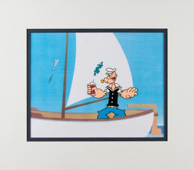 Lot #522 Popeye production cel from a Popeye cartoon - Image 2