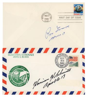 Lot #405 Apollo 17: Schmitt and Evans (2) Signed Covers