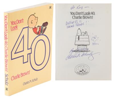 Lot #512 Charles Schulz Signed Book