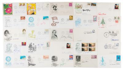 Lot #587 Writers (25) Signed Covers with Vonnegut,