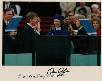 Lot #267 Sandra Day O'Connor and Dan Quayle Signed Photograph