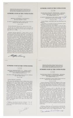 Lot #293 Supreme Court (4) Signed Opinions