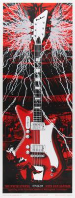 Lot #706 The White Stripes Limited Edition Silkscreen Print - Image 1