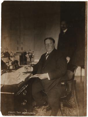 Lot #99 William H. Taft Original Photograph Proof