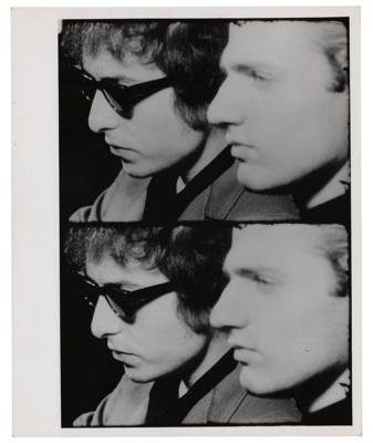Lot #659 Andy Warhol: Bob Dylan Original Photograph - Image 1