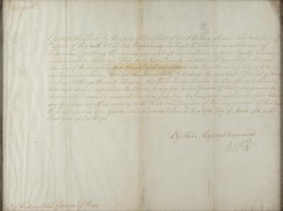 Lot #149 King George III and William Pitt the Elder Document Signed
