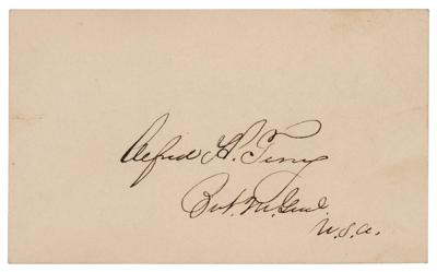 Lot #355 Alfred H. Terry Signature