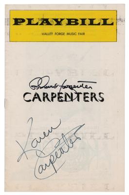 Lot #714 The Carpenters Signed 1975 Playbill