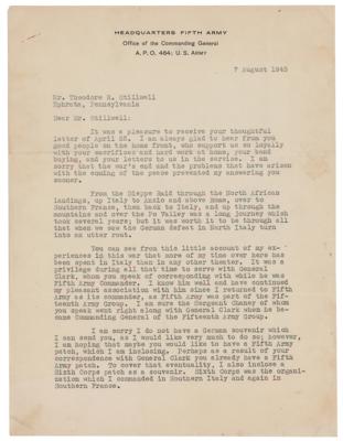 Lot #356 Lucian Truscott Typed Letter Signed - Image 1