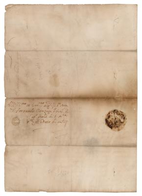 Lot #326 Andrea Doria Autograph Letter Signed - Image 2