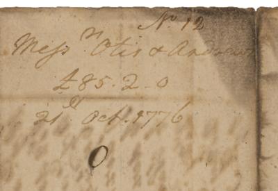 Lot #3 George Washington Handwritten Docketing
