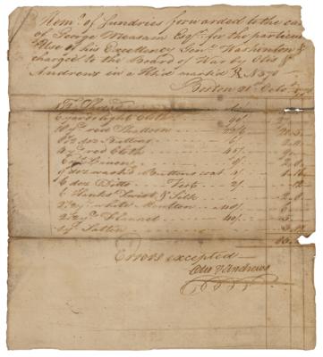 Lot #3 George Washington Handwritten Docketing - Image 3