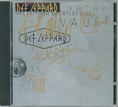 Lot #655 Def Leppard Signed CD - Image 1