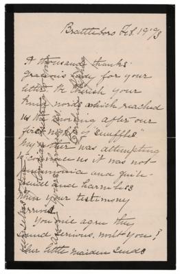 Lot #543 Rudyard Kipling Autograph Letter Signed - Image 4