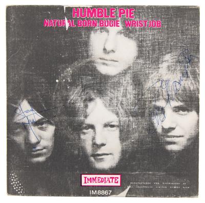 Lot #669 Humble Pie: Steve Marriott and Peter Frampton Signed 45 RPM Record - Image 1