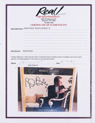 Lot #682 Robert Palmer Signed Album Flat and Scarf - Image 2