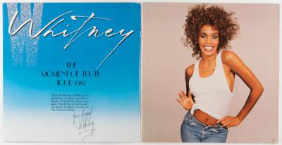 Lot #716 Whitney Houston Signed Billboard Chart
