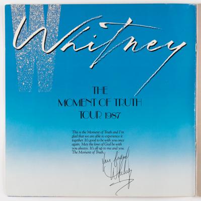 Lot #716 Whitney Houston Signed Billboard Chart - Image 2