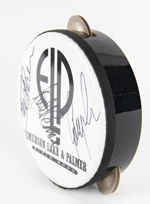 Lot #660 Emerson, Lake and Palmer Signed Limited Edition 'Black Moon' Tambourine - Image 2