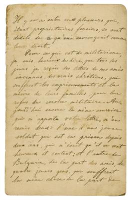 Lot #550 Leo Tolstoy Letter Signed - Image 4