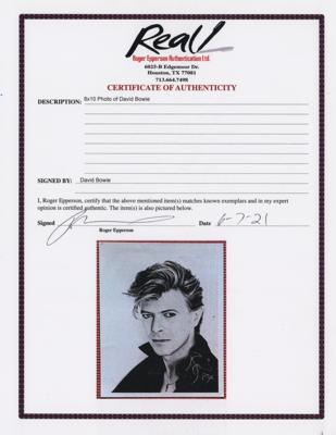 Lot #646 David Bowie Signed Photograph - Image 2
