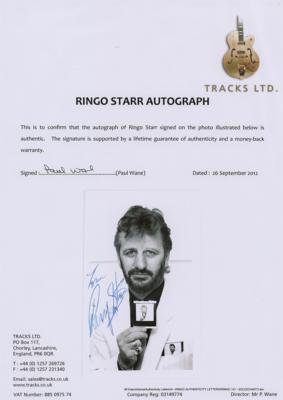 Lot #644 Beatles: Ringo Starr Signed Photograph - Image 2