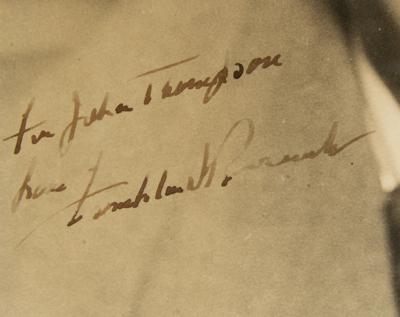 Lot #20 Franklin D. Roosevelt Signed Photograph - Image 2