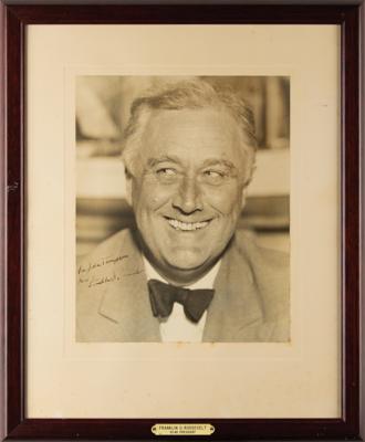 Lot #20 Franklin D. Roosevelt Signed Photograph - Image 3