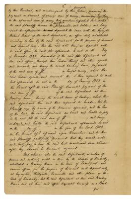 Lot #111 Henry Clay Handwritten Document - Image 2