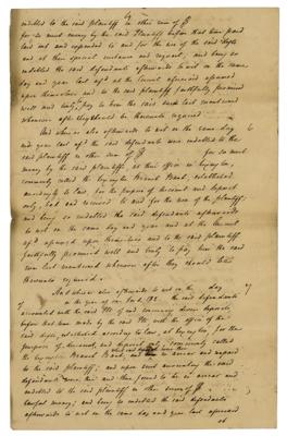 Lot #111 Henry Clay Handwritten Document - Image 4