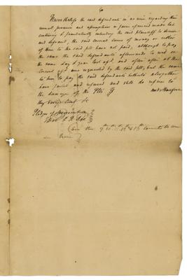 Lot #111 Henry Clay Handwritten Document - Image 6