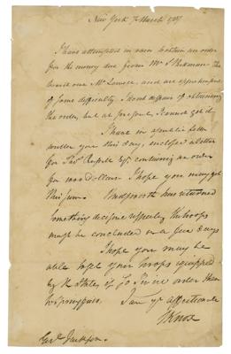 Lot #311 Henry Knox Autograph Letter Signed