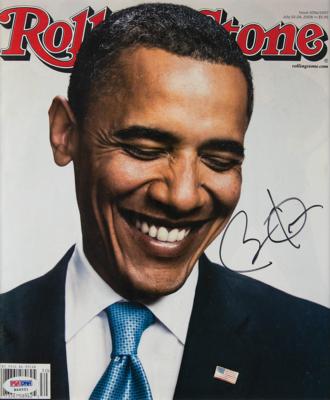 Lot #85 Barack Obama Signed Magazine