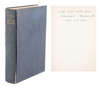 Lot #18 Theodore Roosevelt Signed Book