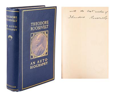 Lot #17 Theodore Roosevelt Signed Book