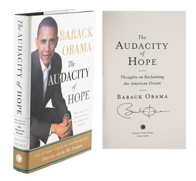 Lot #86 Barack Obama Signed Book - Image 1