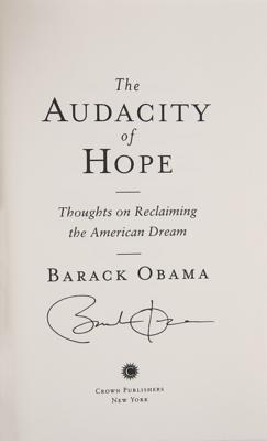 Lot #86 Barack Obama Signed Book - Image 2