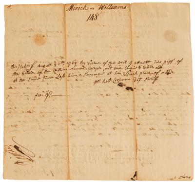 Lot #269 Robert Treat Paine Autograph Document Signed - Image 2