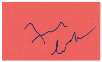 Lot #752 Frank Capra Signature - Image 1