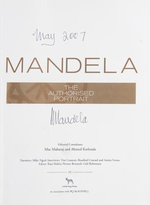 Lot #121 Nelson Mandela Signed Book - Image 2